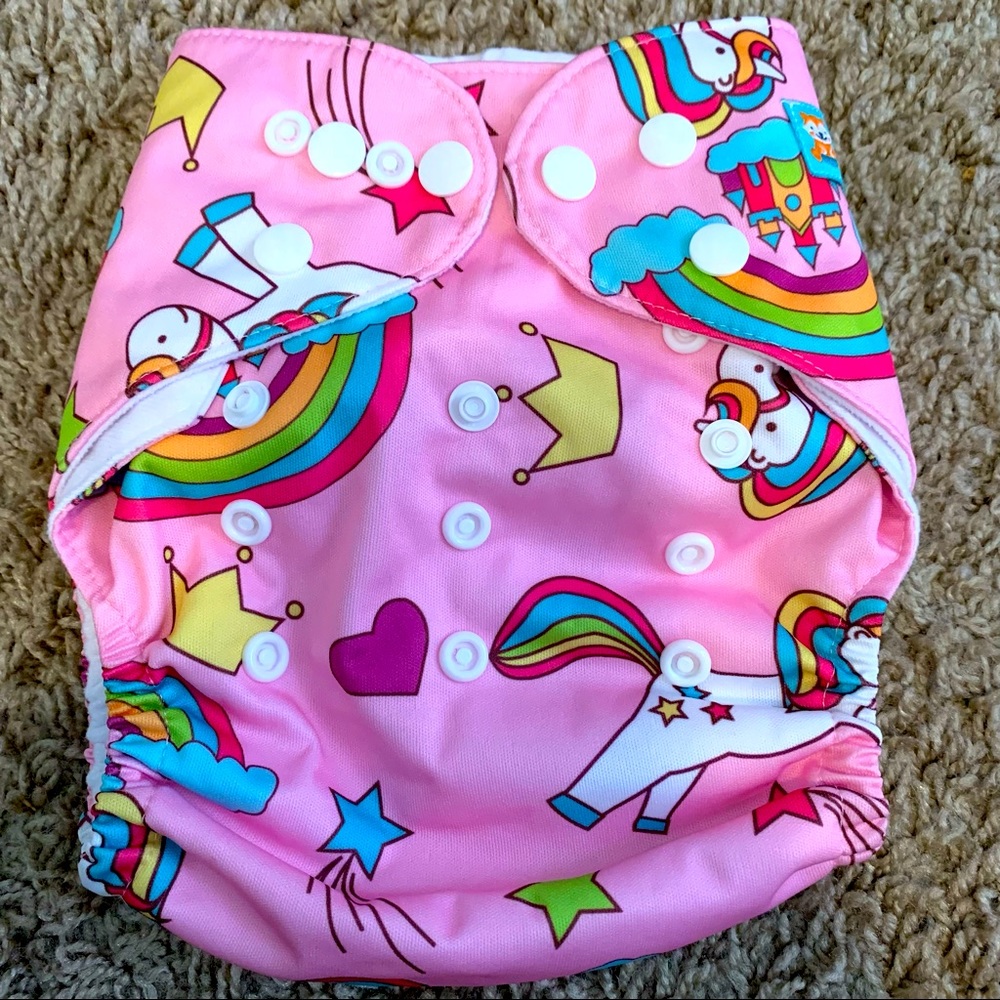 🔸(3/$15) Alva Baby Cloth Diaper NWOT
